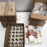 Ca. 31x Lijmpomp, creall sticker mix, decoupage vernis glans – 100ml –